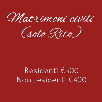 Matrimoni - solo rito
